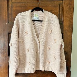 Mickey Pom Pom Cardigan | Disney | Size: L